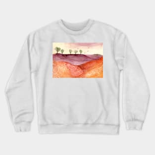 Abstract Landscape Crewneck Sweatshirt